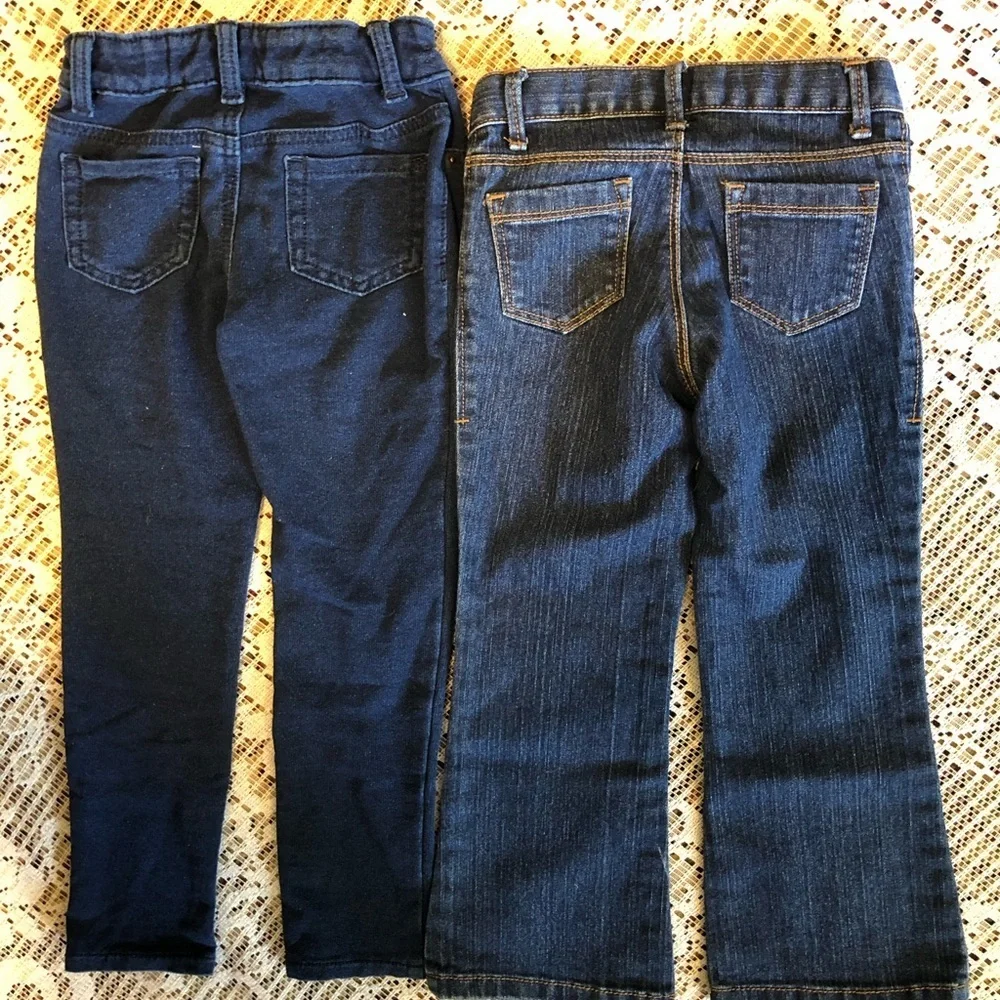 Old Navy 4t cat Jack  4/5 Kids' Blue Jeans bundle